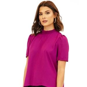 Olivaceous Hot Pink Blouse